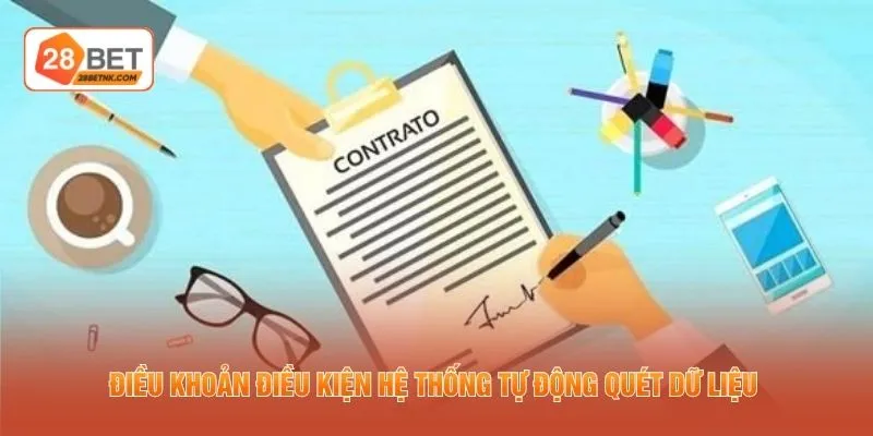 Điều khoản điều kiện hệ thống tự động quét dữ liệu 